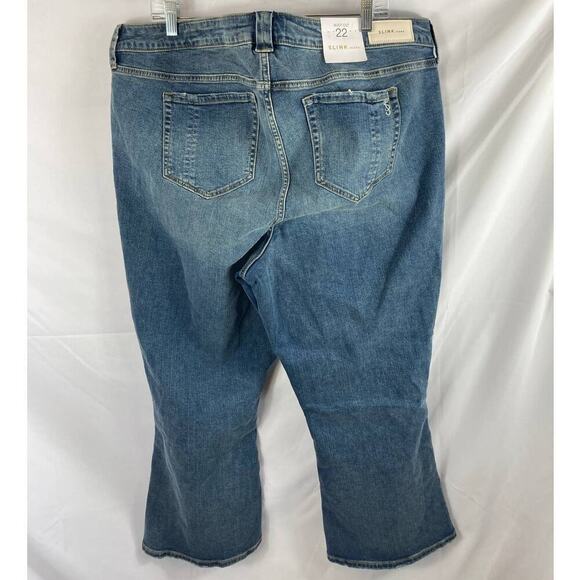 NWT Slink Boot Cut Curvy Jeans 22 - Picture 3 of 3